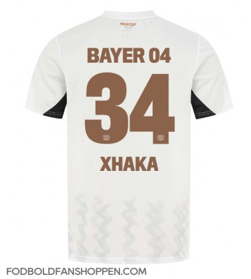 Bayer Leverkusen Granit Xhaka #34 Udebanetrøje 2024-25 Kortærmet